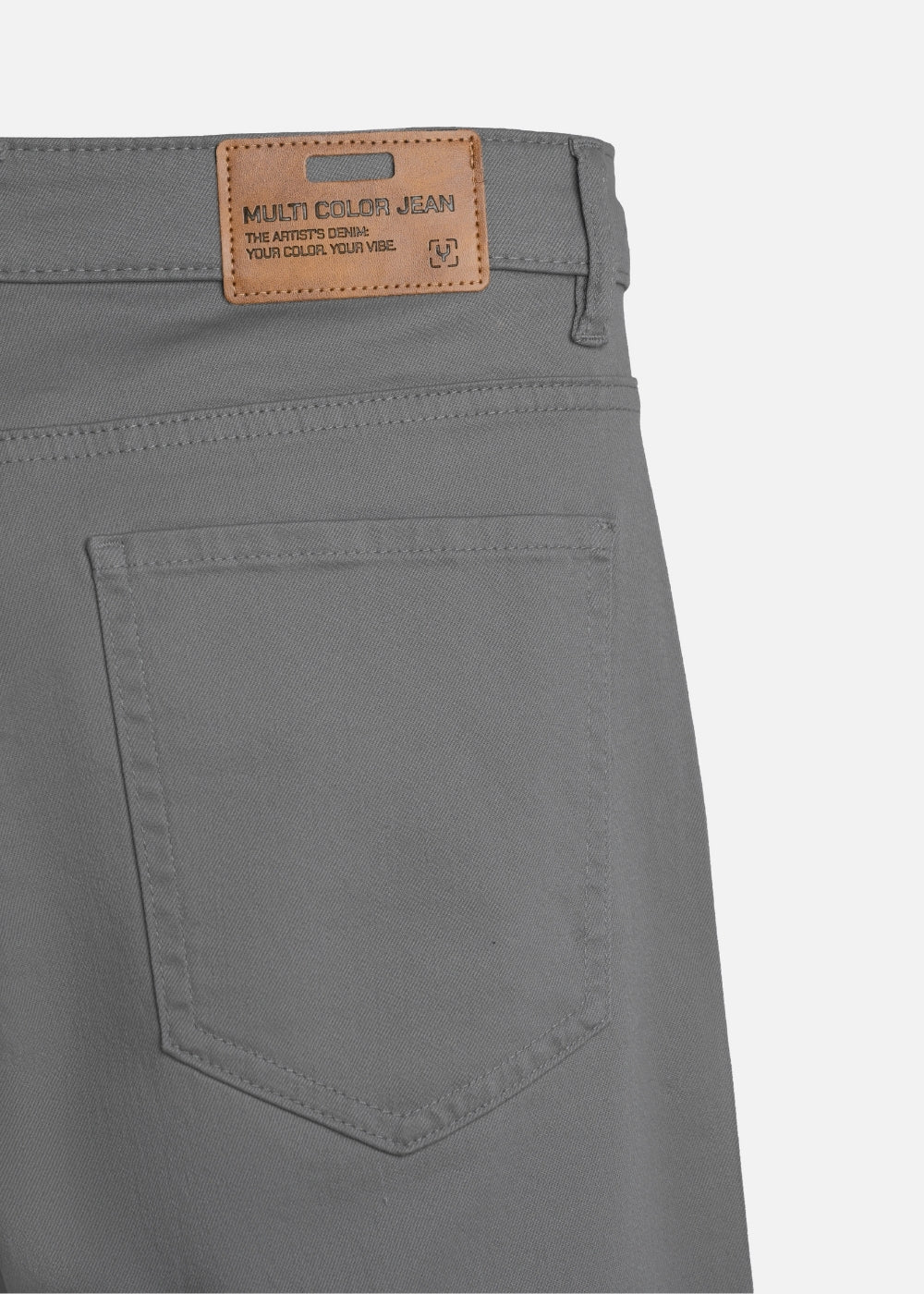 Quần Jeans Regular Fit Mềm Co Giãn Multi Color Jean 001 Xám