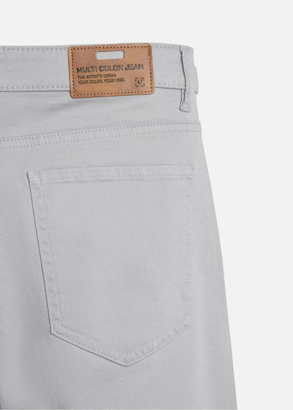 Quần Jeans Regular Fit Mềm Co Giãn Multi Color Jean 001 Xám Nhạt