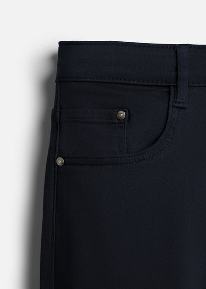 Quần Jeans Regular Fit Mềm Co Giãn Multi Color Jean 001 Xanh Dương Đậm