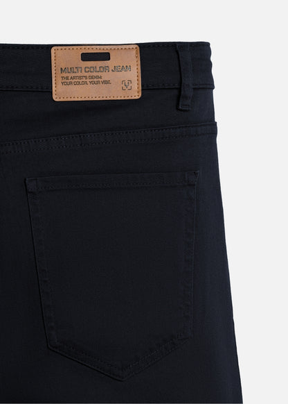 Quần Jeans Regular Fit Mềm Co Giãn Multi Color Jean 001 Xanh Dương Đậm