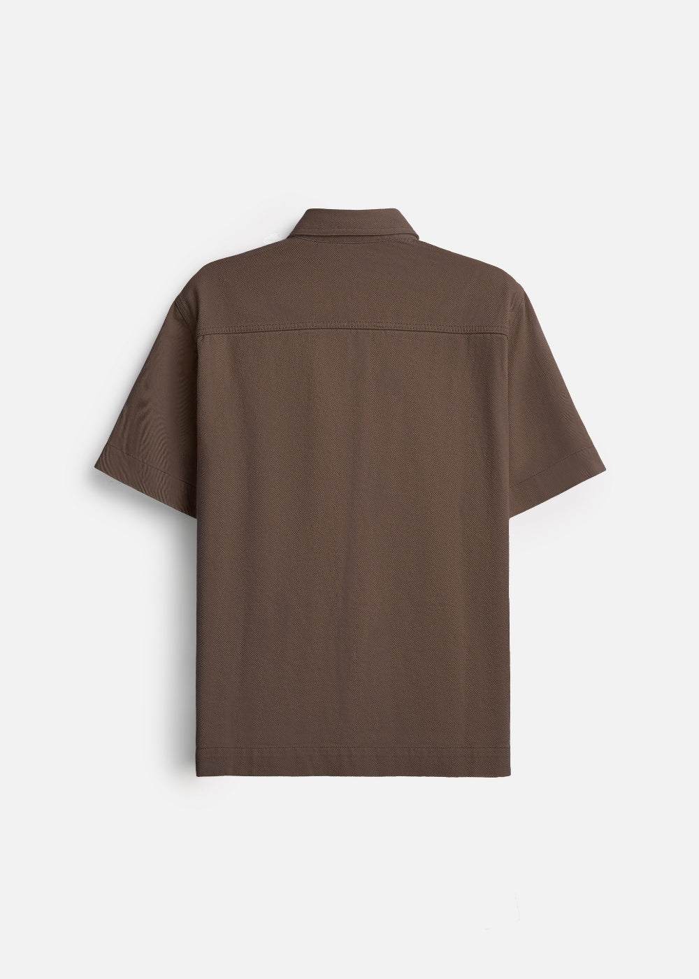 Áo Sơ Mi Tay Ngắn DurableTex™ Bền Bỉ Boxy Shape Multi Color Jean 003 Nâu Đậm