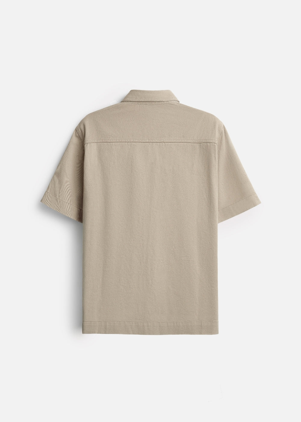 Áo Sơ Mi Tay Ngắn DurableTex™ Bền Bỉ Boxy Shape Multi Color Jean 003 Nâu Nhạt