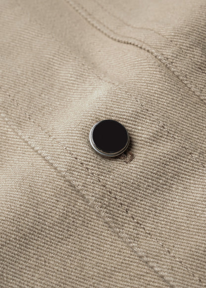 Áo Sơ Mi Tay Ngắn DurableTex™ Bền Bỉ Boxy Shape Multi Color Jean 003 Nâu Nhạt