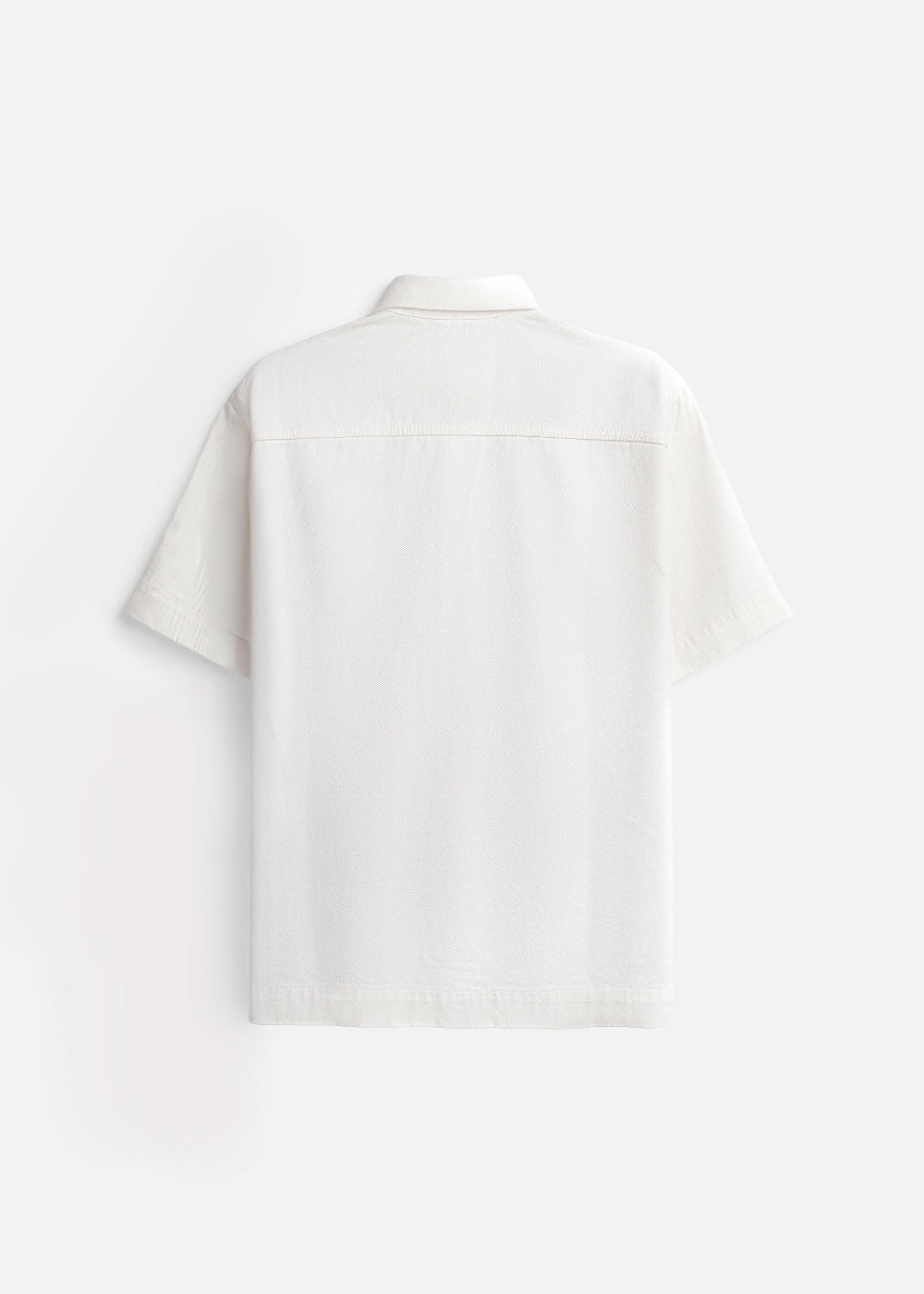 Áo Sơ Mi Tay Ngắn DurableTex™ Bền Bỉ Boxy Shape Multi Color Jean 003 Trắng