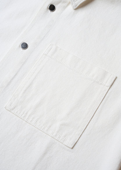 Áo Sơ Mi Tay Ngắn DurableTex™ Bền Bỉ Boxy Shape Multi Color Jean 003 Trắng