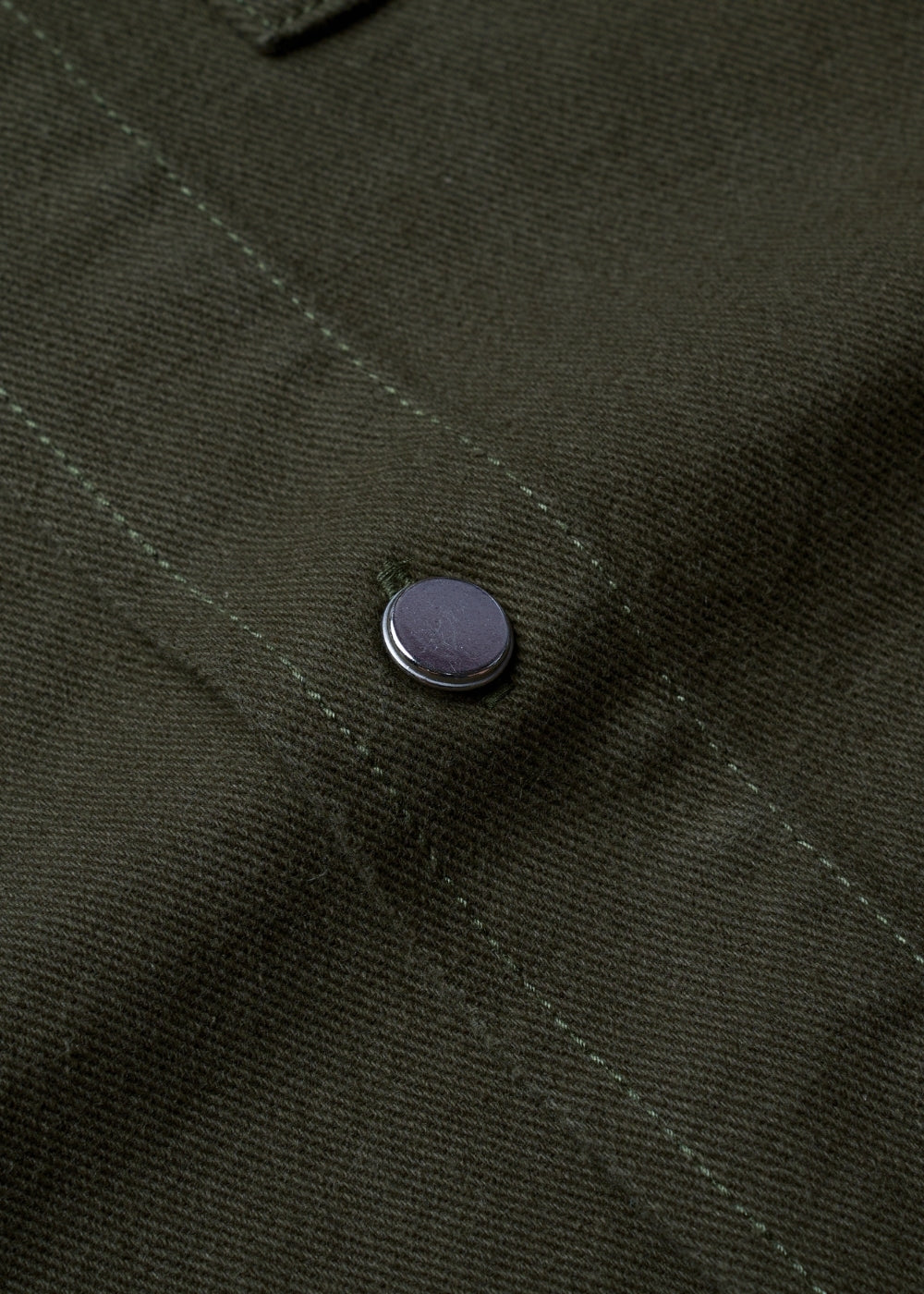 Áo Sơ Mi Tay Ngắn DurableTex™ Bền Bỉ Boxy Shape Multi Color Jean 003 Xanh Lá Đậm