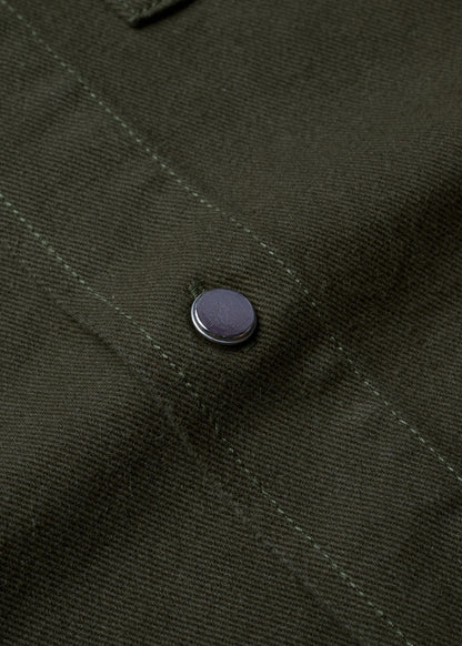 Áo Sơ Mi Tay Ngắn DurableTex™ Bền Bỉ Boxy Shape Multi Color Jean 003 Xanh Lá Đậm