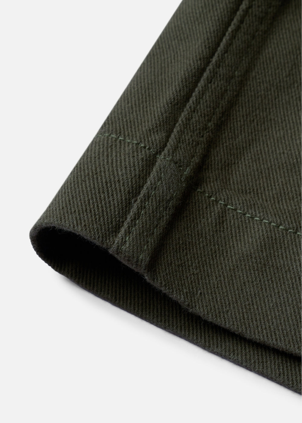 Áo Sơ Mi Tay Ngắn DurableTex™ Bền Bỉ Boxy Shape Multi Color Jean 003 Xanh Lá Đậm