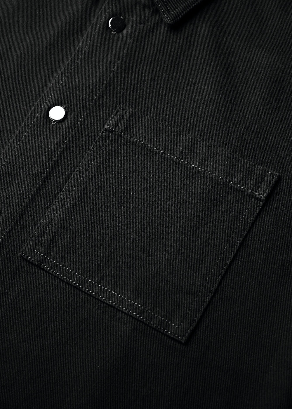 Áo Sơ Mi Tay Ngắn DurableTex™ Tôn Vai Giấu Bụng Dày Dặn Đứng Phom Multi Color Jean 003 Màu Đen 99 Dáng Rộng Rãi F4