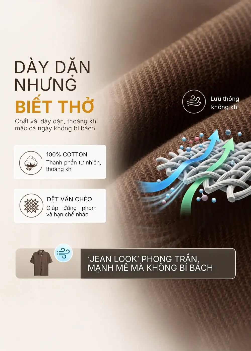 Áo Sơ Mi Tay Ngắn DurableTex™ Tôn Vai Giấu Bụng Dày Dặn Đứng Phom Multi Color Jean 003 Màu Đen 99 Dáng Rộng Rãi F4