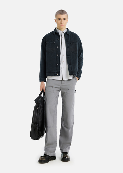 Áo Khoác Jean Nhuộm Hoạt Tính Bền Màu Multi Color Jean 009 Xanh Lá Đậm