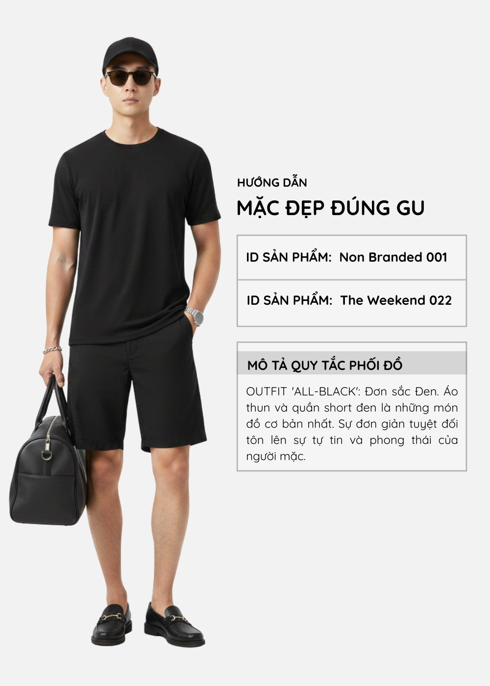 Áo Thun Waffle Thoáng Mát Non Branded 001 Đen