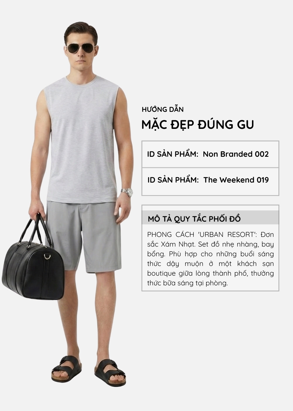 Áo Thun 3 Lỗ Waffle Non Branded 002 Xám Nhạt