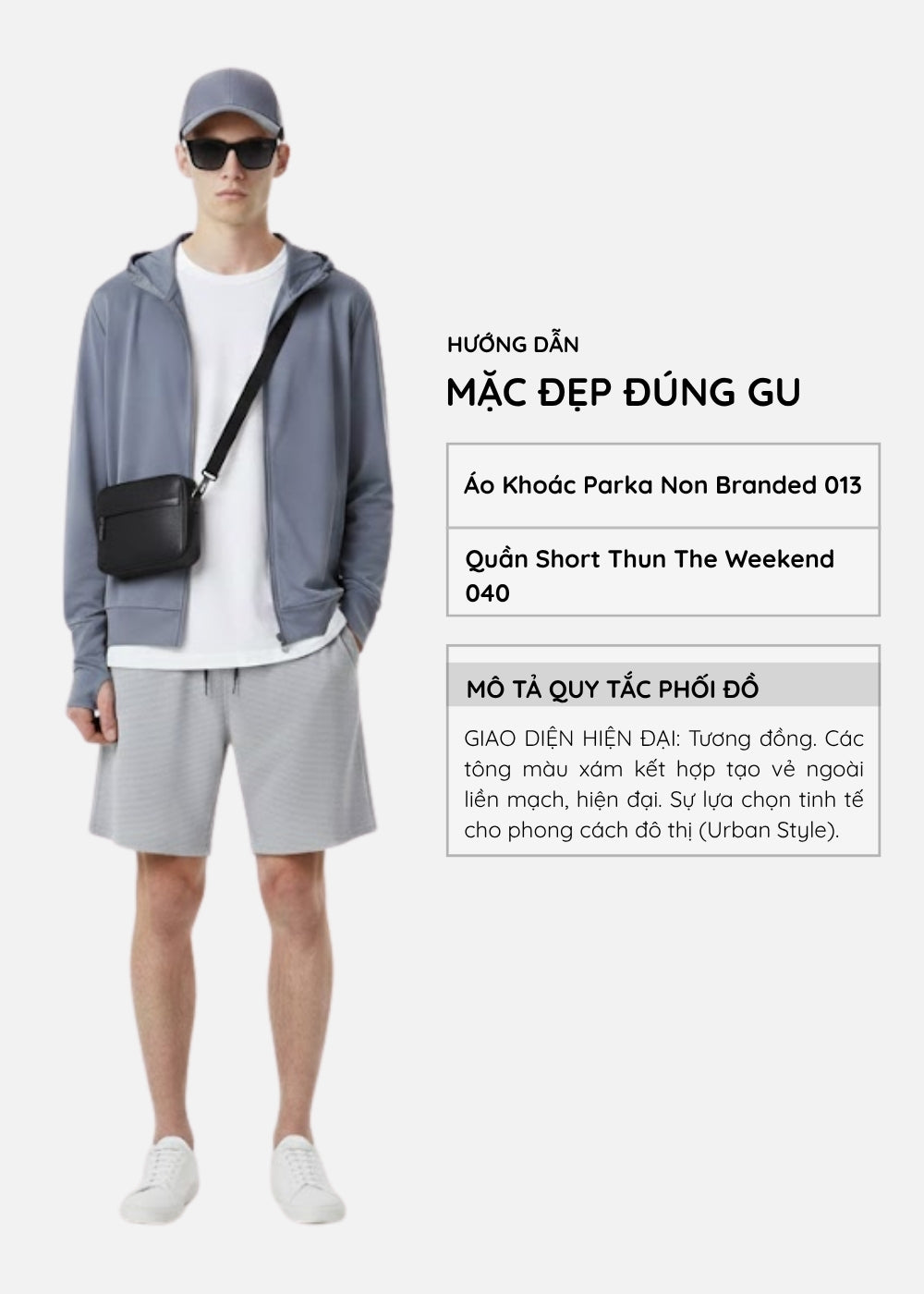 Áo Khoác Parka AirDry™ Vải Nhẹ Tản Nhiệt Tay Xỏ Ngón Non Branded 013 Màu Xám Dáng Vừa Vặn F3