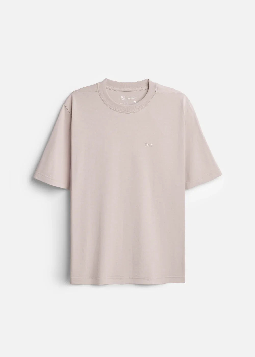 Áo Thun FlexFit™ Cotton Boxy Hack Dáng Tăng Chiều Cao Non Branded 047 Be