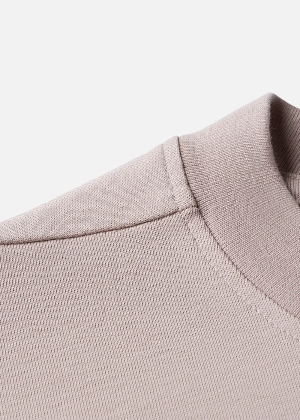 Áo Thun FlexFit™ Cotton Boxy Hack Dáng Tăng Chiều Cao Non Branded 047 Be