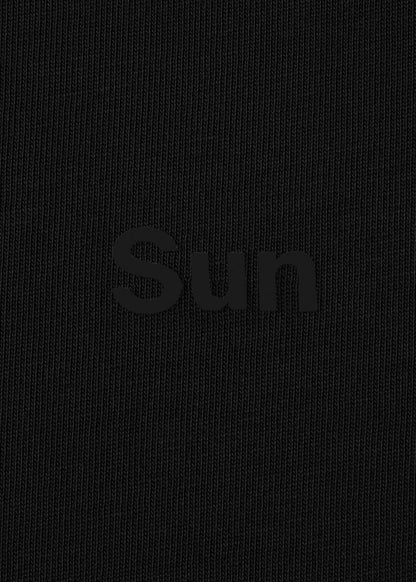 Áo Thun FlexFit™ Cotton Boxy Hack Dáng Tăng Chiều Cao Non Branded 047 047 Đen