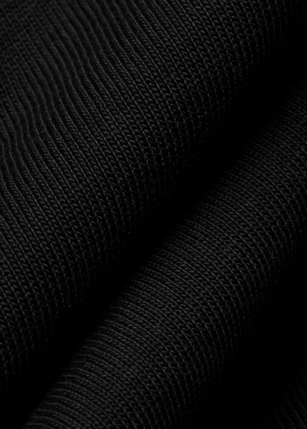 Áo Thun FlexFit™ Cotton Boxy Hack Dáng Tăng Chiều Cao Non Branded 047 047 Đen