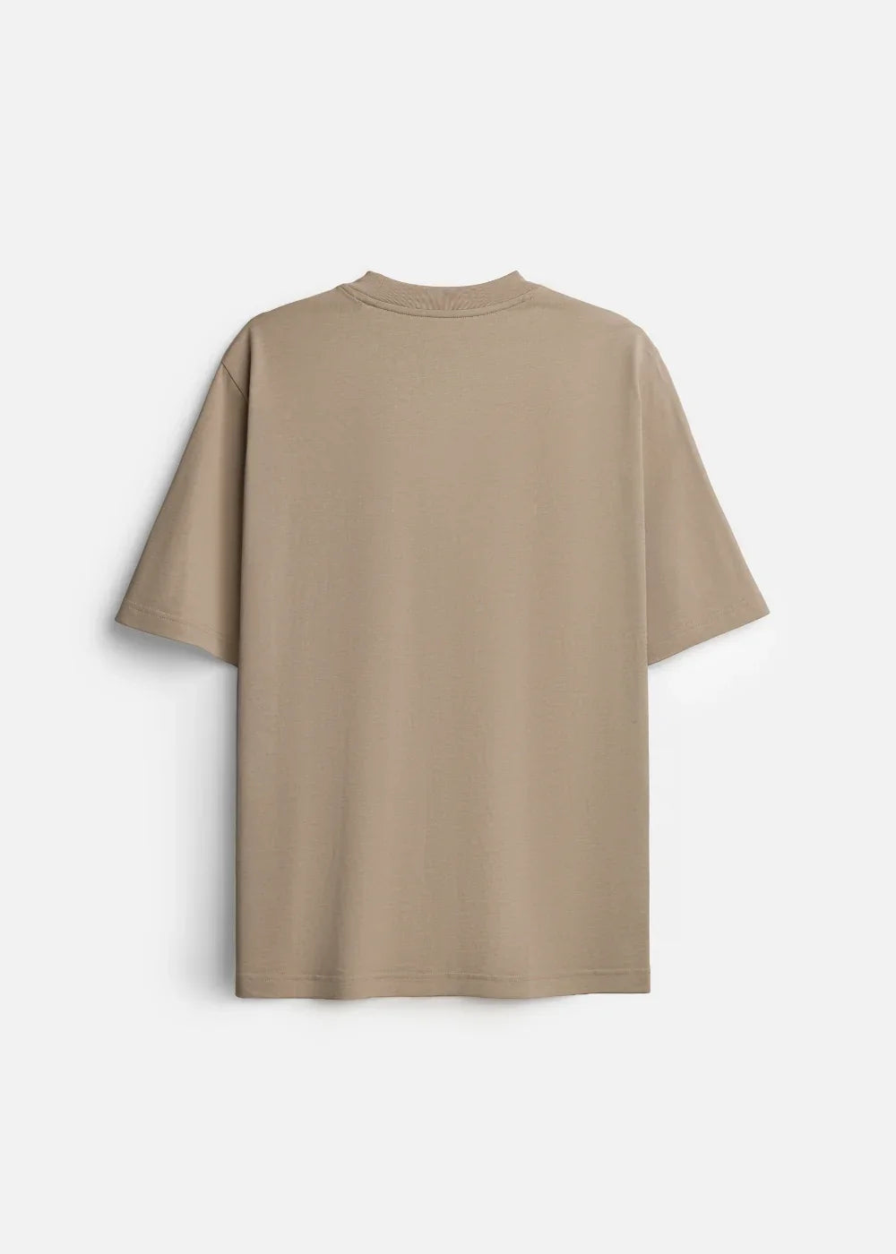 Áo Thun FlexFit™ Cotton Boxy Hack Dáng Tăng Chiều Cao Non Branded 047 Nâu