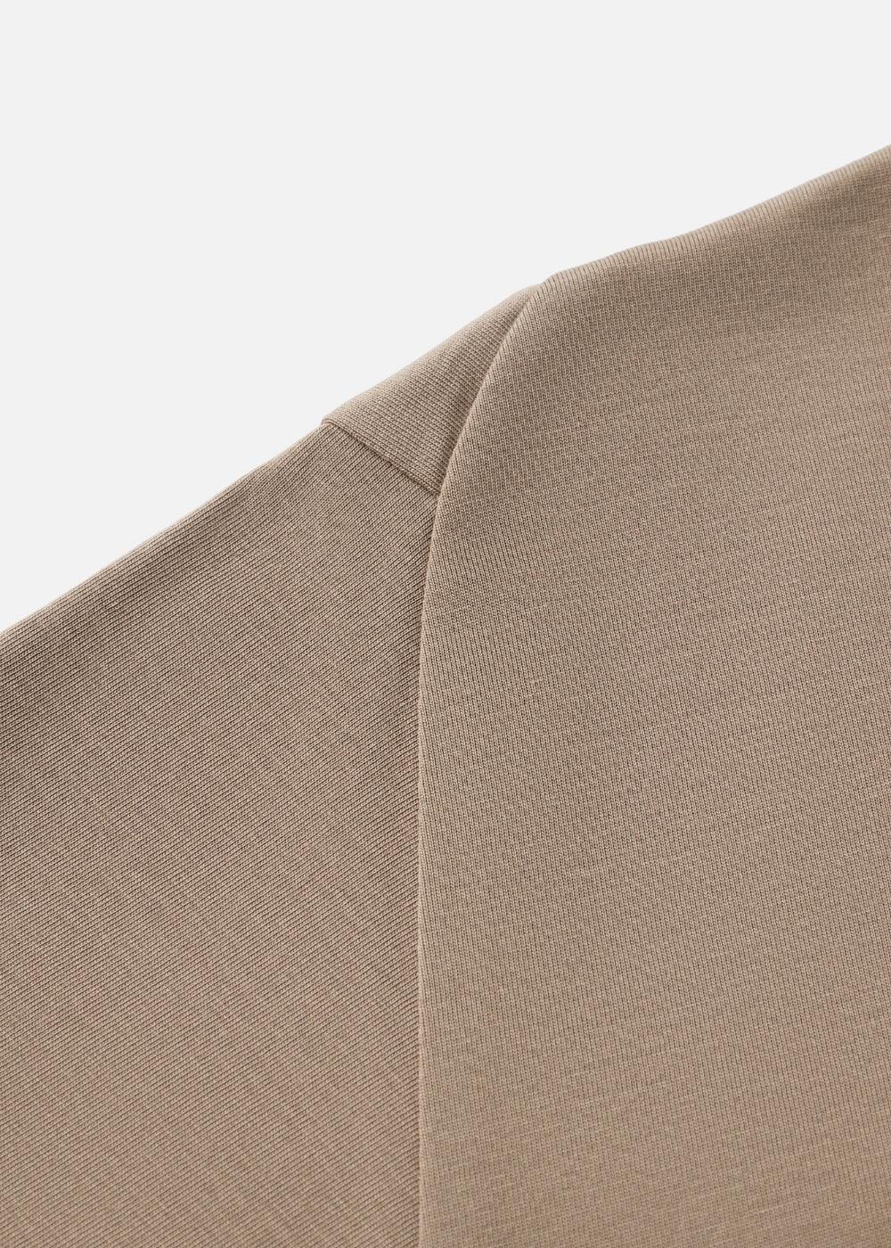 Áo Thun FlexFit™ Cotton Boxy Hack Dáng Tăng Chiều Cao Non Branded 047 Nâu