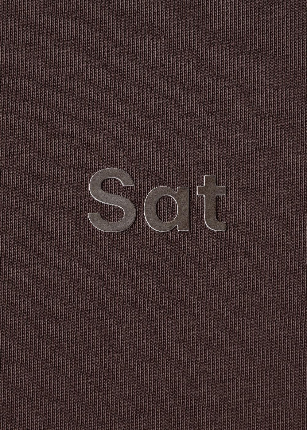 Áo Thun FlexFit™ Cotton Boxy Hack Dáng Tăng Chiều Cao Non Branded 047 Nâu Đậm