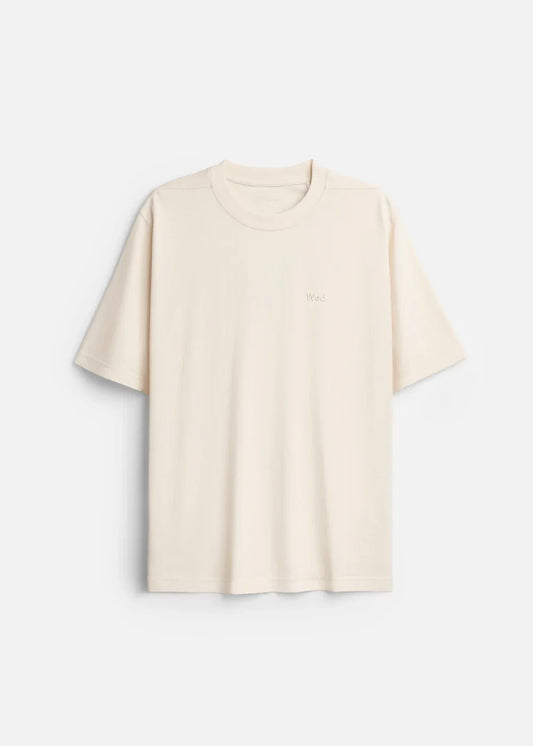 Áo Thun FlexFit™ Cotton Boxy Hack Dáng Tăng Chiều Cao Non Branded 047 Nâu Nhạt