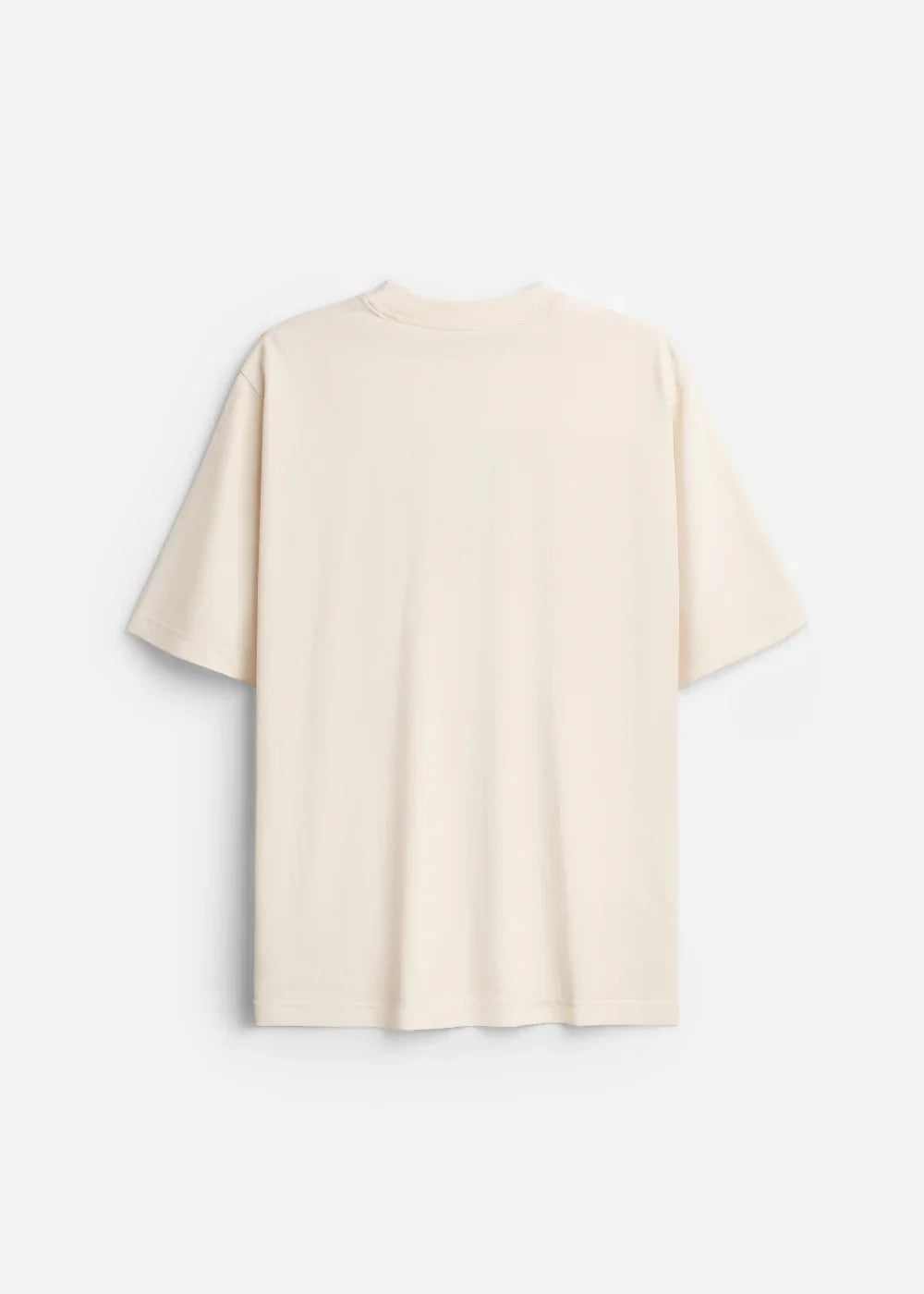 Áo Thun FlexFit™ Cotton Boxy Hack Dáng Tăng Chiều Cao Non Branded 047 Nâu Nhạt