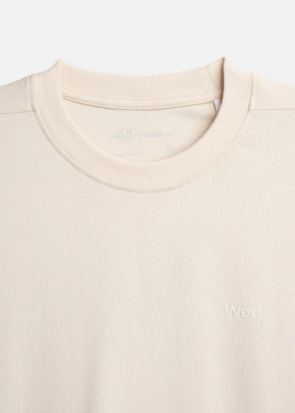 Áo Thun FlexFit™ Cotton Boxy Hack Dáng Tăng Chiều Cao Non Branded 047 Nâu Nhạt