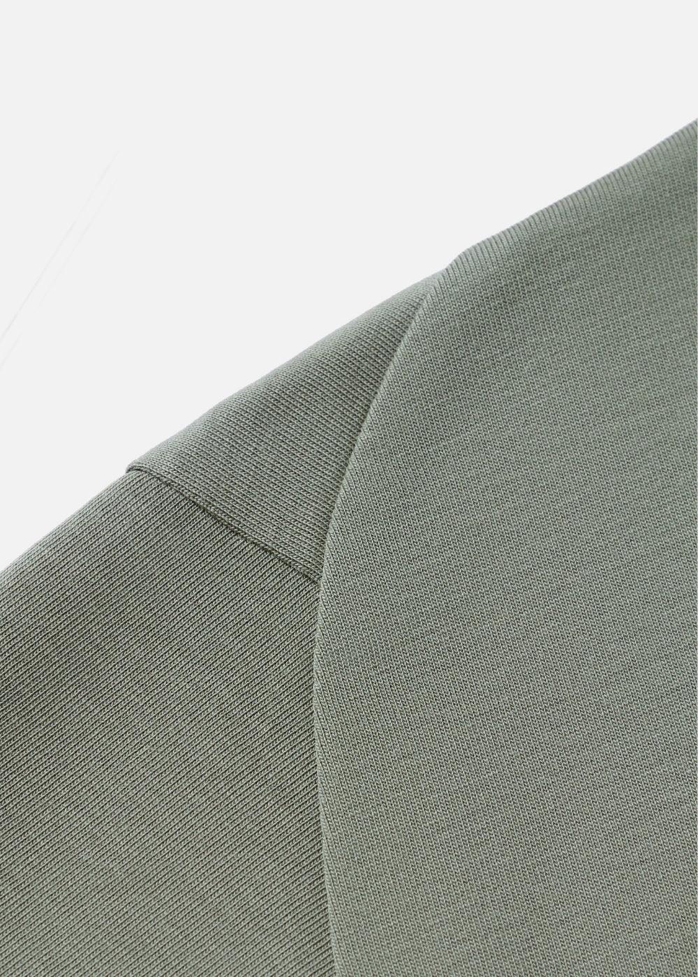 Áo Thun FlexFit™ Cotton Boxy Hack Dáng Tăng Chiều Cao Non Branded 047 Xanh Lá Đậm