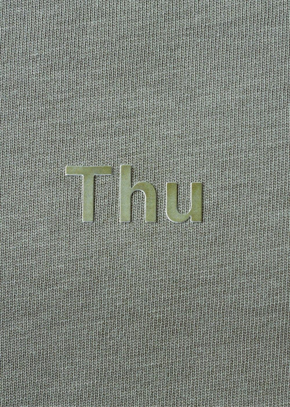 Áo Thun FlexFit™ Cotton Boxy Hack Dáng Tăng Chiều Cao Non Branded 047 Xanh Lá Đậm