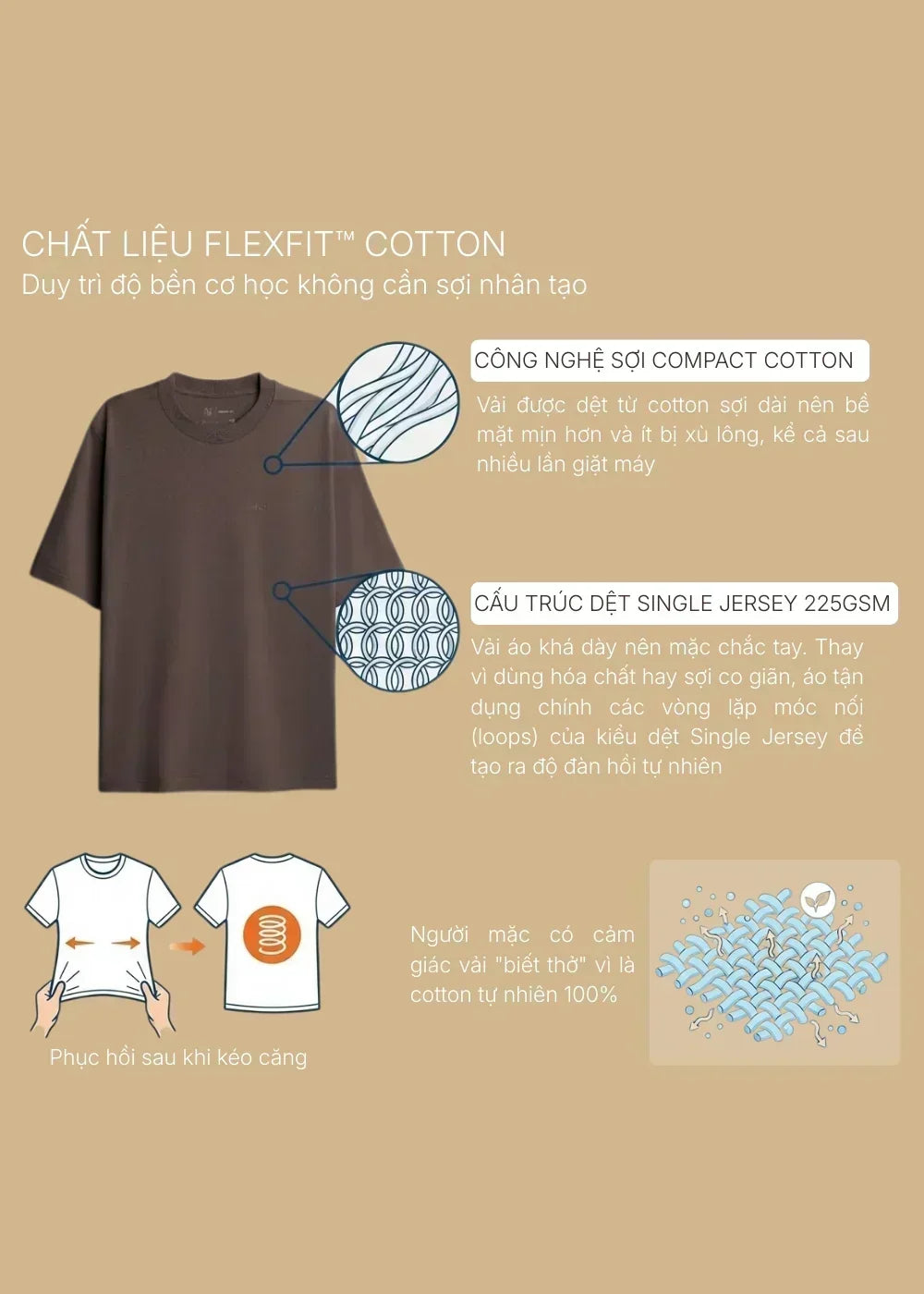 Áo Thun FlexFit™ Cotton Boxy Hack Dáng Tăng Chiều Cao Non Branded 047 Xanh Lá Đậm