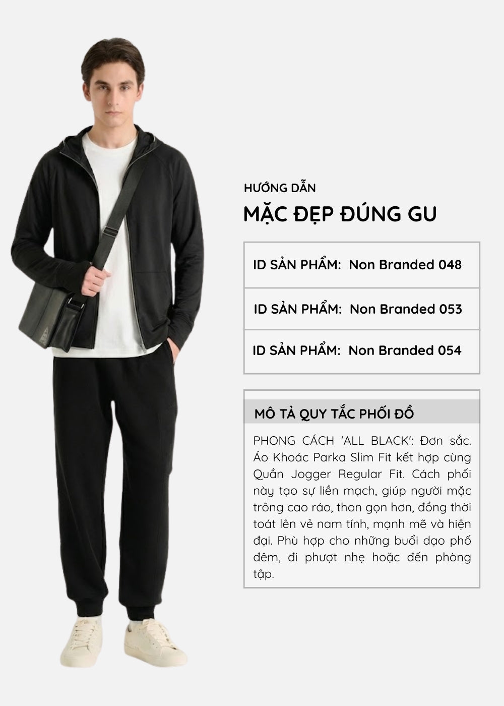 Áo Khoác Parka Anti-UV™ Tay Xỏ Ngón Chống Nắng UPF 50+ Non Branded 048 Đen