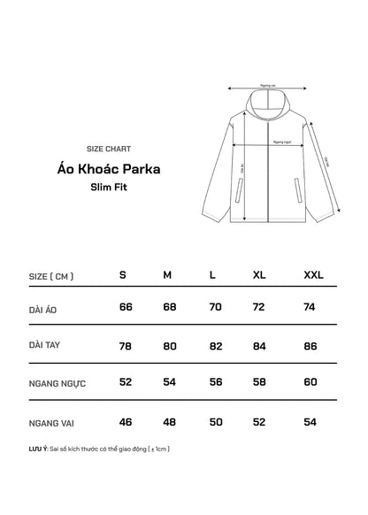 Áo Khoác Parka Anti-UV™ Tay Xỏ Ngón Chống Nắng UPF 50+ Non Branded 048 Xanh Lá Đậm