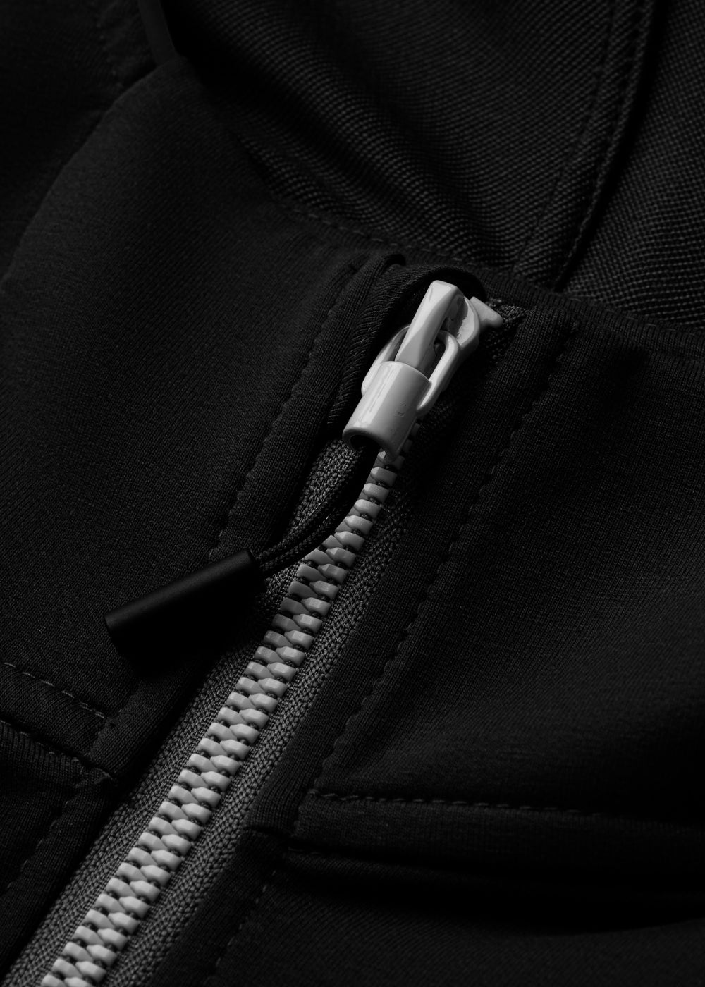 Áo Khoác Parka Anti-UV™ Tay Xỏ Ngón Chống Nắng UPF 50+ Non Branded 048 Đen