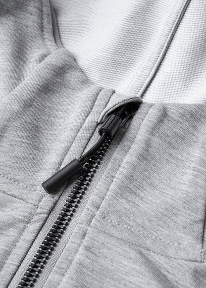 Áo Khoác Parka Anti-UV™ Tay Xỏ Ngón Chống Nắng UPF 50+ Non Branded 048 Xám