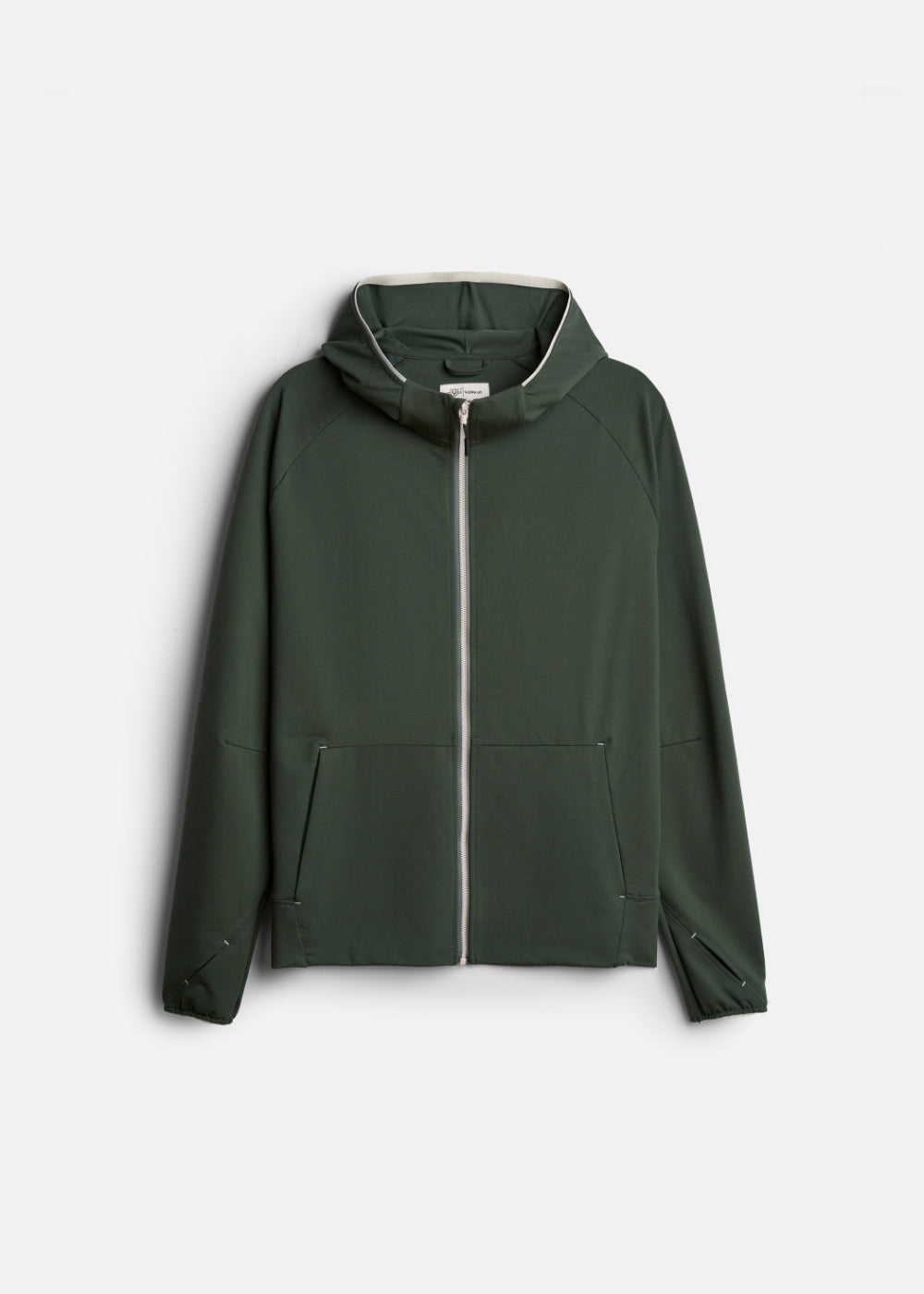 Áo Khoác Parka Anti-UV™ Tay Xỏ Ngón Chống Nắng UPF 50+ Non Branded 048 Xanh Lá Đậm