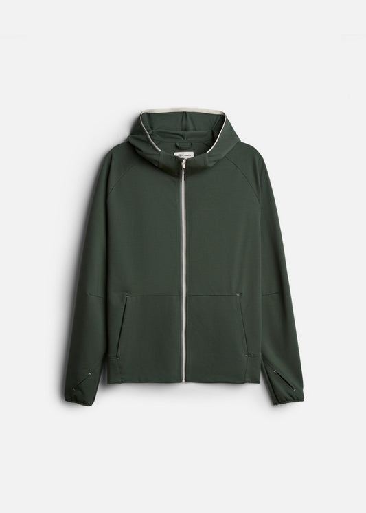 Áo Khoác Parka Anti-UV™ Tay Xỏ Ngón Chống Nắng UPF 50+ Non Branded 048 Xanh Lá Đậm