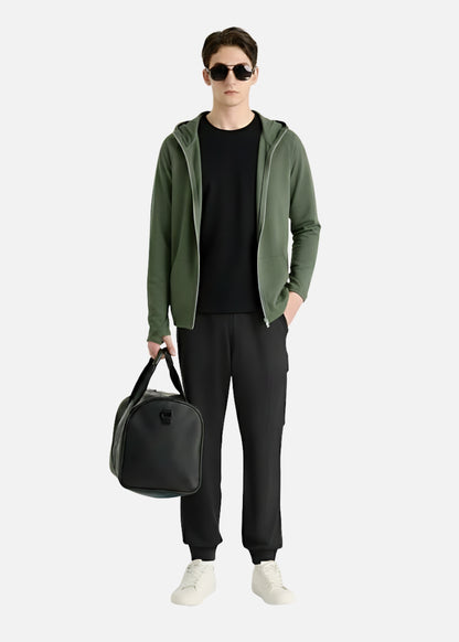 Áo Khoác Parka Anti-UV™ Tay Xỏ Ngón Chống Nắng UPF 50+ Non Branded 048 Xanh Lá Đậm