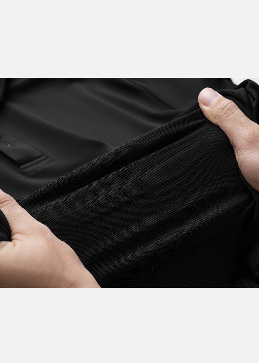 Áo polo Basic Co Giãn Thoáng Mát Non Branded 056 Đen