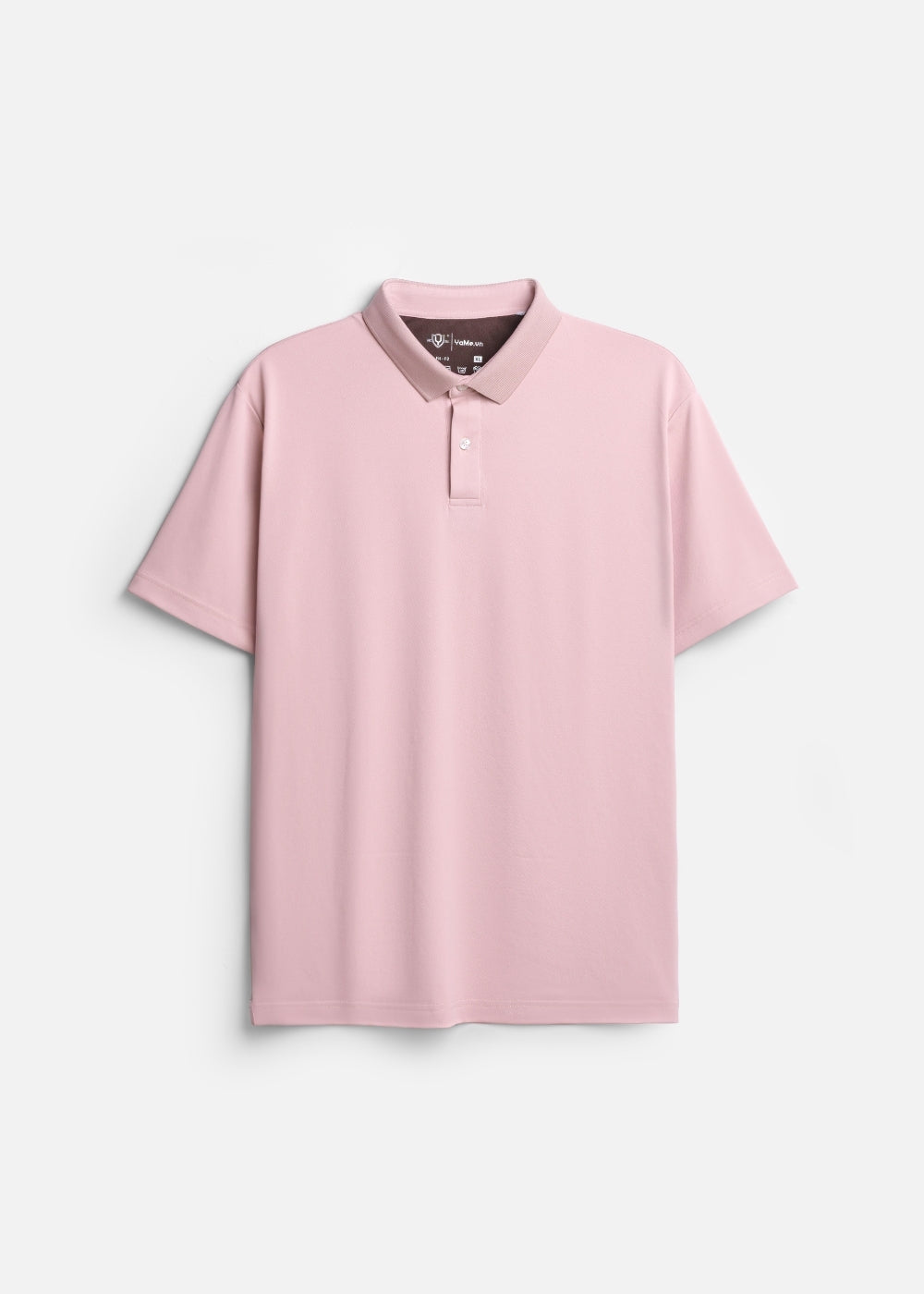 Áo polo Basic Co Giãn Thoáng Mát Non Branded 056 Hồng