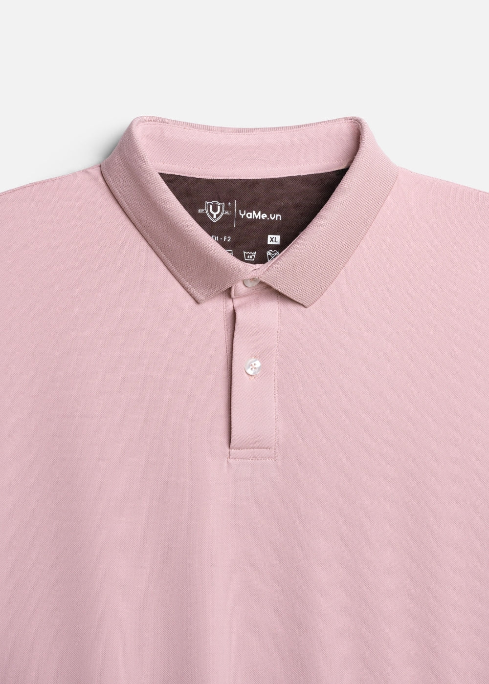 Áo polo Basic Co Giãn Thoáng Mát Non Branded 056 Hồng