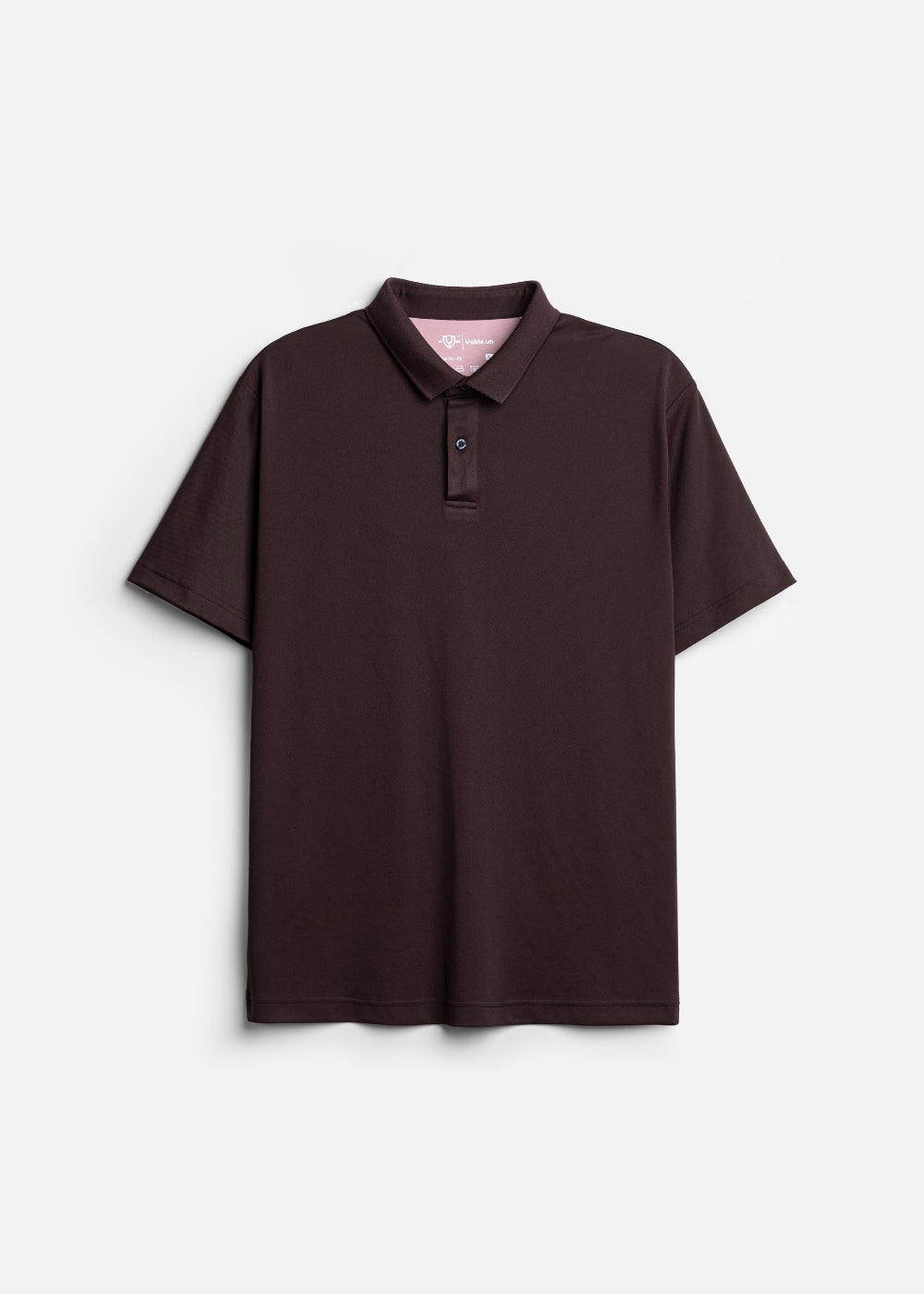 Áo polo Basic Co Giãn Thoáng Mát Non Branded 056 Nâu Đậm