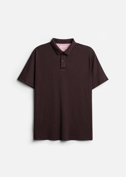 Áo polo Basic Co Giãn Thoáng Mát Non Branded 056 Nâu Đậm