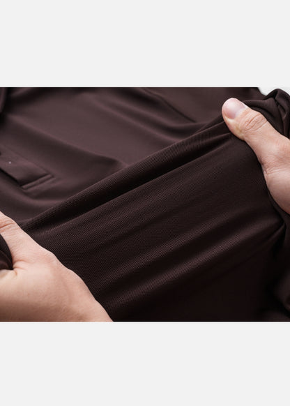 Áo polo Basic Co Giãn Thoáng Mát Non Branded 056 Nâu Đậm