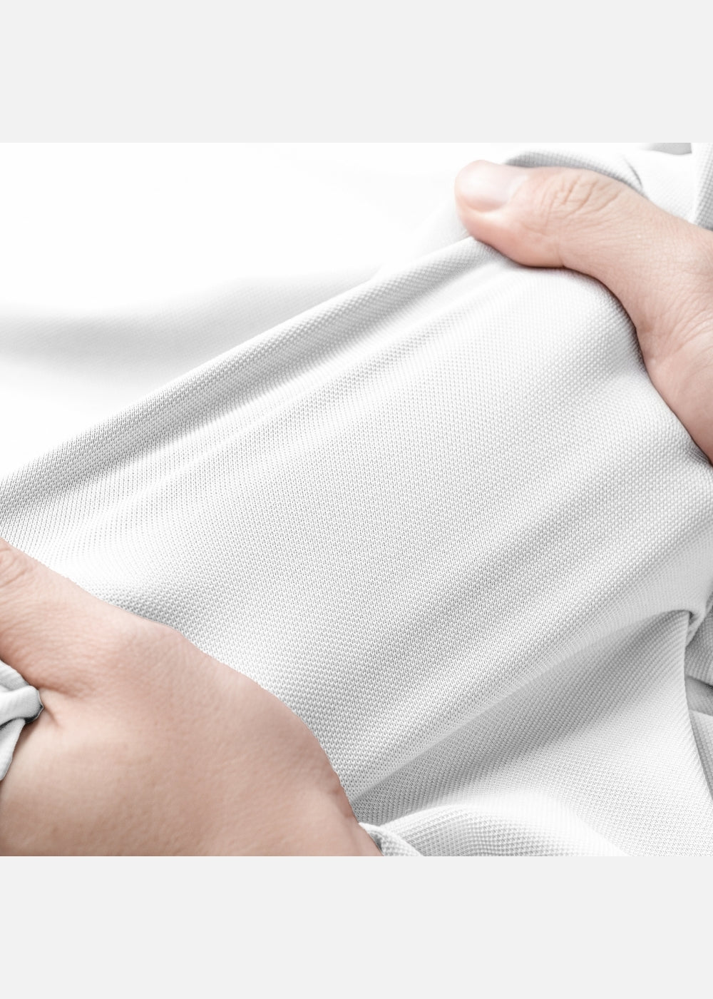 Áo polo Basic Co Giãn Thoáng Mát Non Branded 056 Trắng