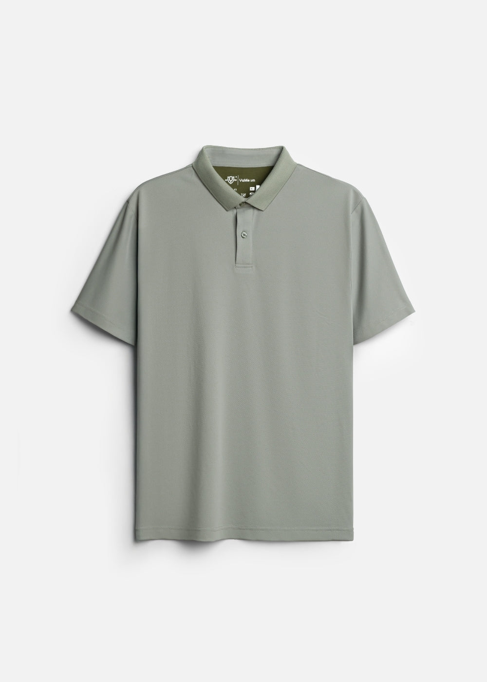 Áo polo Basic Co Giãn Thoáng Mát Non Branded 056 Xám