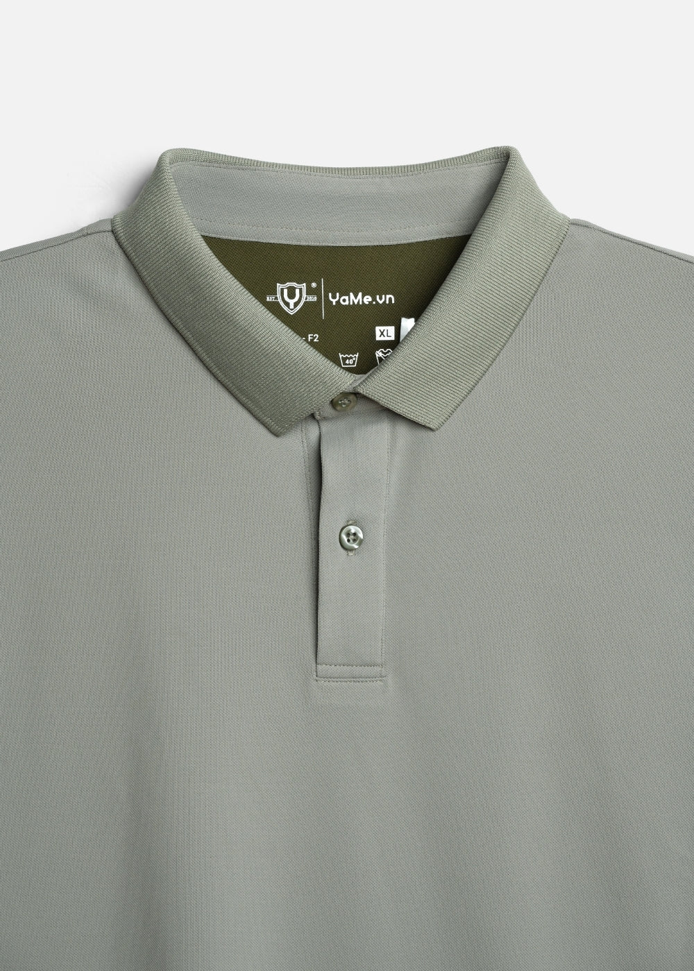 Áo polo Basic Co Giãn Thoáng Mát Non Branded 056 Xám