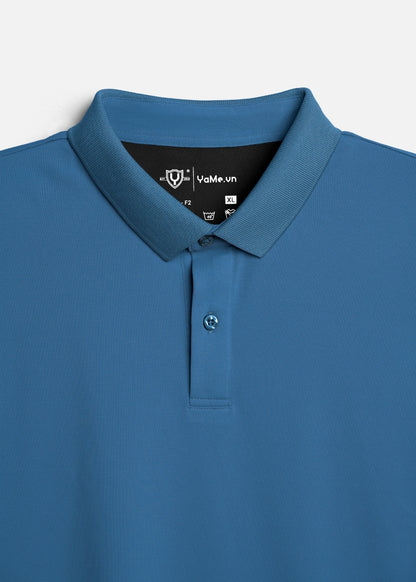 Áo polo Basic Co Giãn Thoáng Mát Non Branded 056 Xanh Dương