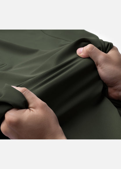 Áo polo Basic Co Giãn Thoáng Mát Non Branded 056 Xanh Lá Đậm