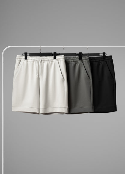 Quần Short Thun Soft - Touch Mềm Mại Non Branded 057 Xám Đậm